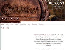 Tablet Screenshot of celticknotpub.com